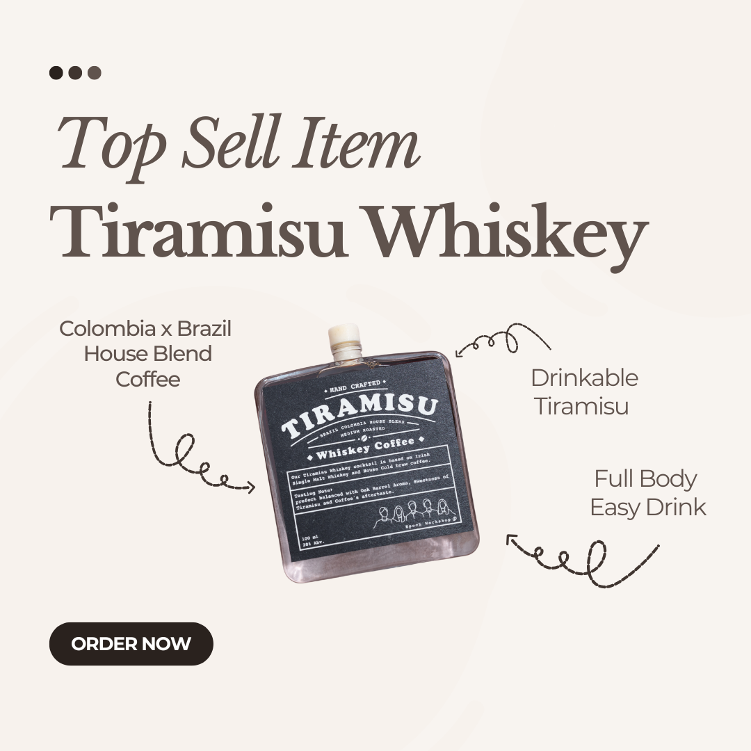 Bottled Tiramisu Whiskey Cocktail 提拉米蘇威士忌雞尾酒