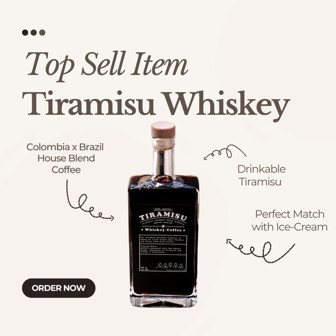 Bottled Tiramisu Whiskey Cocktail 提拉米蘇威士忌雞尾酒
