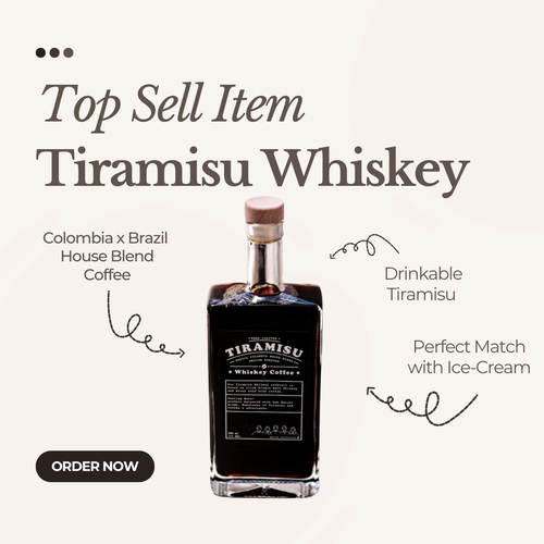 Bottled Tiramisu Whiskey Cocktail 提拉米蘇威士忌雞尾酒